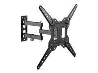 Vision VFM-WA4X4/3 - Monteringssats (väggfäste) - dubbelledad - för LCD-display - kallvalsat stål - svart - skärmstorlek: 37"-60" VFM-WA4X4/3