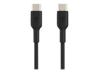 Belkin BOOST CHARGE - USB-kabel - USB-C (hane) till USB-C (hane) - 1 m - svart CAB003BT1MBK