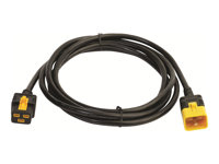 APC - Strömkabel - IEC 60320 C19 till IEC 60320 C20 - 3.1 m - sprintlåsning - svart - för P/N: SMT2200I-AR, SMT2200R2I-AR, SMT3000I-AR, SMT3000R2I-AR, SRT1500XLI, SRT2200XLI-KR AP8760