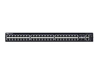 Dell Networking S3048-ON - Switch - L3 - Administrerad - 48 x 10/100/1000 + 4 x 10 Gigabit SFP+ - rackmonterbar - med 1 år retur till depot 210-AEDP
