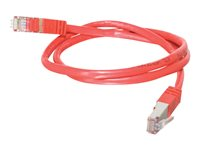 C2G Cat5e Booted Shielded (STP) Network Patch Cable - Patch-kabel - RJ-45 (hane) till RJ-45 (hane) - 15 m - STP - CAT 5e - formpressad - röd 83796