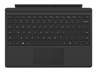 Microsoft Surface Pro Type Cover (M1725) - Tangentbord - med pekdyna, accelerometer - nordisk - svart - kommersiell - för Surface Pro (I mitten av 2017), Pro 3, Pro 4 FMN-00009