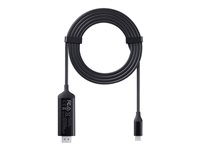 Samsung DeX Cable EE-I3100 - Kabel för video / ljud - USB-C (hane) vändbar till HDMI (hane) - 1.38 m - svart - stöd för 4K EE-I3100FBEGWW