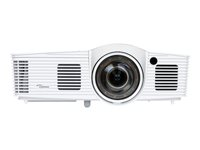 Optoma EH200ST - DLP-projektor - bärbar - 3D - 3000 ANSI lumen - Full HD (1920 x 1080) - 16:9 - 1080p - fast objektiv med kort kastavstånd 95.8ZF01GC0E.LR