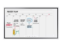 Samsung Flip 2 WM65R - 65" Diagonal klass WMR Series LED-skärm - interaktiv - med pekskärm - 4K UHD (2160p) 3840 x 2160 - kantupplyst LH65WMRWBGCXEN