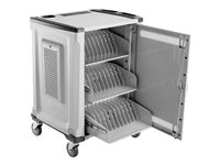 HP 32U Essential Charging Cart - Vagn (endast laddning) för 32 bärbara datorer (öppen arkitektur) - låsbar - skärmstorlek: upp till 15 tum - för Chromebook 14 G6; Chromebook Enterprise x360; Chromebook x360; ProBook 440 G7 1HC89AA#ABB