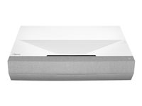 Optoma CinemaX P2 - DLP-projektor - laser - 3D - 3000 ANSI lumen - 3840 x 2160 - 16:9 - 4K - objektiv med ultrakort kastavstånd - 802.11a /b/g/n/ac trådlös/Bluetooth E1P0A46WE1Z1