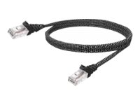 Vision Premium - Nätverkskabel - RJ-45 (hane) till RJ-45 (hane) - 3 m - UTP - CAT 6 - startad, tvinnad - braided TC 3MCAT6/HQ