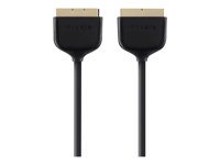 Belkin - Kabel för video / ljud - SCART (hane) till SCART (hane) - 2 m F3Y047BT2M