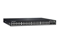 Dell EMC PowerSwitch N3200-ON Series N3248X-ON - Switch - L3 - Administrerad - 48 x 10/100/1000/2.5G/5G/10GBase-T + 4 x 25 Gigabit SFP28 + 2 x 100 Gigabit QSFP28 - främre till bakre luftflöde - rackmonterbar - CAMPUS Smart Value 210-ASPS