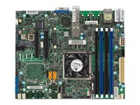 SUPERMICRO X10SDV-4C+-TP4F - Moderkort - FlexATX - Intel Xeon D-1518 - USB 3.0 - 2 x 10 Gigabit LAN, 2 x Gigabit LAN - inbyggda grafiken MBD-X10SDV-4C+-TP4F-O
