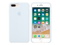 Apple - Baksidesskydd för mobiltelefon - silikon - himmelsblå - för iPhone 7 Plus, 8 Plus MRR92ZM/A