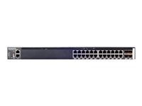 Lenovo RackSwitch G7028 - Switch - Administrerad - 24 x 10/100/1000 + 4 x 1 Gigabit / 10 Gigabit SFP+ - rackmonterbar - för ThinkAgile HX3721 Certified Node 7Y88 7159BAX