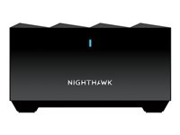 NETGEAR Nighthawk MK62 - Wifi-system (router, utökning) - upp till 3000 kvadratfot - mesh - GigE, 802.11ax - 802.11a/b/g/n/ac/ax - Dubbelband MK62-100PES