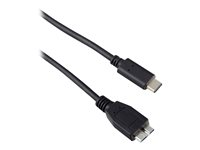 Targus - USB-kabel - USB-C (hane) till Micro-USB Type B (hane) - USB 3.0 - 3 A - 1 m - svart - Europa - för Targus 2K, Universal 2k, Universal 4k ACC925EUX