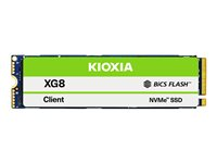 KIOXIA XG8 Series KXG80ZNV512G - SSD - krypterat - 512 GB - inbyggd - M.2 2280 - PCIe 4.0 x4 (NVMe) - Self-Encrypting Drive (SED) KXG80ZNV512G