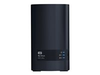 WD My Cloud EX2 Ultra WDBVBZ0280JCH - Personlig molnlagringsenhet - 2 fack - 28 TB - HDD 14 TB x 2 - RAID 0, 1, JBOD - RAM 1 GB - Gigabit Ethernet - iSCSI WDBVBZ0280JCH-EESN