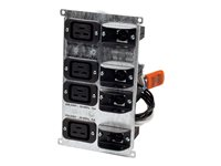 APC - Grenuttag - utgångskontakter: 4 (IEC 60320 C19) - svart - för P/N: SYA12K16ICH, SYA12K16IXRCH, SYA12K16RMICH, SYA16K16IXRCH, SYA8K16ICH, SYAF16KRMICH SYPD8