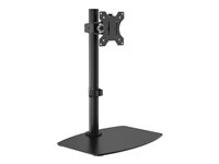Vision VFM-DSB - Ställ - för LCD-display - stål - svart - skärmstorlek: 13"-32" - skrivbord VFM-DSB