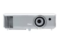 Optoma EH400 - DLP-projektor - bärbar - 3D - 4000 ANSI lumen - Full HD (1920 x 1080) - 16:9 - 1080p - med Optoma 5 års färggaranti 95.78E01GC0E