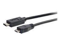 C2G 1m USB 2.0 USB Type C to USB Micro B Cable M/M - USB C Cable Black - USB-kabel - mikro-USB typ B (hane) till USB-C (hane) - USB 2.0 - 1 m - svart 88850