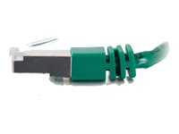 C2G Cat5e Booted Shielded (STP) Network Patch Cable - Patch-kabel - RJ-45 (hane) till RJ-45 (hane) - 1 m - STP - CAT 5e - formpressad - grön 83830