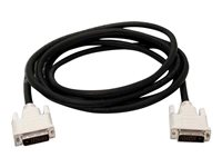 Belkin - DVI-kabel - dubbel länk - DVI-D (hane) till DVI-D (hane) - 3 m - formpressad, tumskruvar F2E4141BT3M-DD