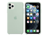Apple - Baksidesskydd för mobiltelefon - silikon - beryll - för iPhone 11 Pro Max MXM92ZM/A