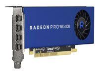 AMD Radeon Pro WX4100 - Grafikkort - Radeon Pro WX 4100 - 4 GB GDDR5 - för Edgeline EL4000, EL4000 v2 Q1K36A