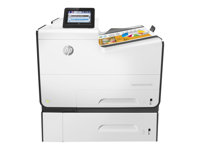 HP PageWide Enterprise Color 556xh - Skrivare - färg - Duplex - array i sidovidd - A4/Legal - 1200 x 1200 dpi - upp till 75 sidor/minut (mono)/ upp till 75 sidor/minut (färg) - kapacitet: 1050 ark - USB 2.0, Gigabit LAN, Wi-Fi(n), NFC, USB 2.0-värd G1W47A#B19