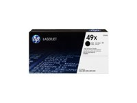 HP 49X - Lång livslängd - svart - original - LaserJet - tonerkassett (Q5949X) - för LaserJet 1320, 1320n, 1320nw, 1320t, 1320tn, 3390, 3392 Q5949X