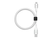 Belkin BOOST CHARGE - USB-kabel - USB-C (hane) till USB (hane) - 15 cm - vit CAB002BT0MWH