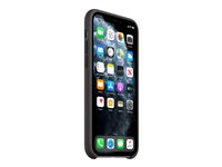 Apple - Baksidesskydd för mobiltelefon - silikon - svart - för iPhone 11 Pro MWYN2ZM/A