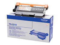 Brother TN2210 - Svart - original - tonerkassett - för Brother DCP-7060, 7065, 7070, HL-2240, 2250, 2270, MFC-7360, 7460, 7860; FAX-2840, 2940 TN2210