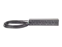 APC Basic Rack PDU - Grenuttag (kan monteras i rack) - AC 230 V - ingång: fast - utgångskontakter: 4 (IEC 60320 C19) - 2U - 19" - 8.5 m - svart - för P/N: SCL400RMJ1U, SCL500RMI1UC, SCL500RMI1UNC, SMTL1000RMI2UC, SMTL750RMI2UC AP7585