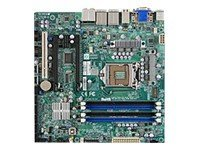 SUPERMICRO C7SIM-Q - Moderkort - micro ATX - LGA1156-uttag - Q57 - 2 x Gigabit LAN - inbyggda grafiken (CPU krävs) - HD-ljud (8 kanaler) MBD-C7SIM-Q-B