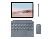 Microsoft Surface Go Type Cover - Tangentbord - med pekdyna, accelerometer - bakgrundsbelyst - nordisk - isblå - kommersiell - för Surface Go, Go 2 KCT-00089