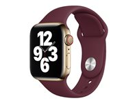 Apple 44mm Sport Band - Klockrem för smart klocka - Vanlig storlek - plommon - demo - för Watch (38 mm, 40 mm) 3H113ZM/A