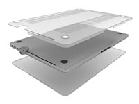 Compulocks The Ledge MacBook Pro 13.3" Touch Bar Cable Lock Adapter and HardShell Case Keyed Cable Lock Silver - Hårt fodral för bärbar dator - 13" - ogenomskinlig frostning - med Ledge låsplatsadapter - för Apple MacBook Pro with Touch Bar (13.3 tum) MBPRTB13BUN-SM
