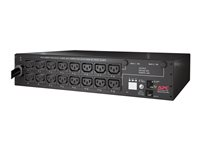 APC Switched Rack PDU AP7911B - Grenuttag (kan monteras i rack) - AC 208 V - Ethernet 10/100 - ingång: NEMA L6-30 - utgångskontakter: 16 (IEC 60320 C13) - 2U - 3.65 m - svart - för P/N: SCL400RMJ1U, SCL500RMI1UC, SCL500RMI1UNC, SMTL1000RMI2UC, SMTL750RMI2UC, SRT8KXLJ AP7911B