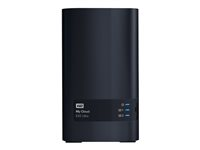 WD My Cloud EX2 Ultra WDBVBZ0060JCH - Personlig molnlagringsenhet - 2 fack - 6 TB - HDD 3 TB x 2 - RAID 0, 1, JBOD - RAM 1 GB - Gigabit Ethernet - iSCSI WDBVBZ0060JCH-EESN