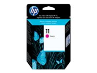 HP 11 - 28 ml - magenta - original - bläckpatron - för Business Inkjet 1000, 1100, 1200, 2300, 2800; DesignJet 11X, 70; Officejet Pro K850 C4837A