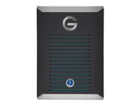G-Technology G-DRIVE Mobile Pro - Solid state drive - 2 TB - extern (portabel) - Thunderbolt 3 (USB-C kontakt) - rymdgrå 0G10312-1