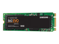 Samsung 860 EVO MZ-N6E500BW - Solid state drive - krypterat - 500 GB - inbyggd - M.2 2280 - SATA 6Gb/s - buffert: 512 MB - 256 bitars AES - TCG Opal Encryption 2.0 MZ-N6E500BW