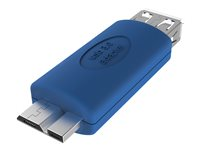 Vision - USB-adapter - Micro-USB Type B (hona) till USB typ A (hane) - USB 3.0 - blå TC-USBMBA