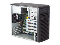 Supermicro SC731 i-403B - Tower - micro ATX 400 Watt - svart - USB CSE-731I-403B