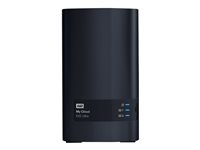 WD My Cloud EX2 Ultra WDBVBZ0240JCH - Personlig molnlagringsenhet - 2 fack - 24 TB - HDD 12 TB x 2 - RAID 0, 1, JBOD - RAM 1 GB - Gigabit Ethernet - iSCSI WDBVBZ0240JCH-EESN