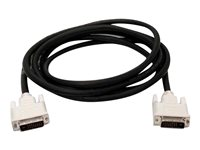 Belkin - DVI-kabel - dubbel länk - DVI-D (hane) till DVI-D (hane) - 1.8 m - formpressad, tumskruvar F2E4141BT1.8MDD