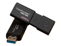 Kingston DataTraveler 100 G3 - USB flash-enhet - 256 GB - USB 3.0 - svart DT100G3/256GB