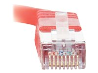 C2G Cat5e Booted Shielded (STP) Network Patch Cable - Patch-kabel - RJ-45 (hane) till RJ-45 (hane) - 2 m - STP - CAT 5e - formpressad - röd 83791